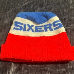 RARE Vintage Sixers/Pepsi Red, white, and Blue Logo Hat